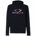 Herren Sweater mit Kapuze Oakley Bark Fz Hoodie 2.0 Schwarz