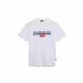 Herren Kurzarm-T-Shirt Napapijri S-Aylmer Weiß