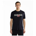 Herren Kurzarm-T-Shirt Napapijri Schwarz