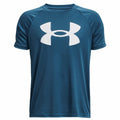 Child's Short Sleeve T-Shirt Under Armour Big Logo Blue