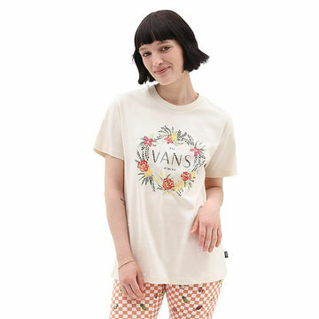 Damen Kurzarm-T-Shirt Vans Wreath Of Flowers Bff Tee-B