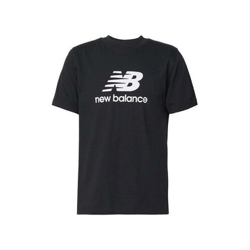 Herren Kurzarm-T-Shirt New Balance SE LOG SS MT41502 BK Schwarz