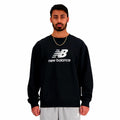 Men’s Sweatshirt without Hood New Balance Sport Essentials Fleece Logo Black