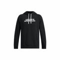 Sweat à capuche homme Under Armour Rival Flc Txtr Noir