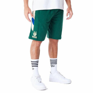 Sport Shorts New Era NBA Milwaukee Bucks grün
