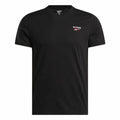 Herren Kurzarm-T-Shirt Reebok Identity Smal Schwarz