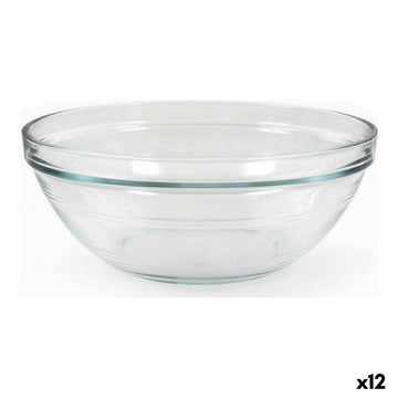 Salad Bowl Duralex Lys Transparent Crystal 2,4 L (12 Units)  