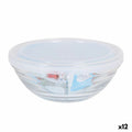Runde Lunchbox mit Deckel Duralex FreshBox Durchsichtig Ø 14 cm (12 Stück)