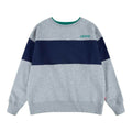 Kinder-Sweatshirt Levi's Colorblock Crewneck Hellgrau