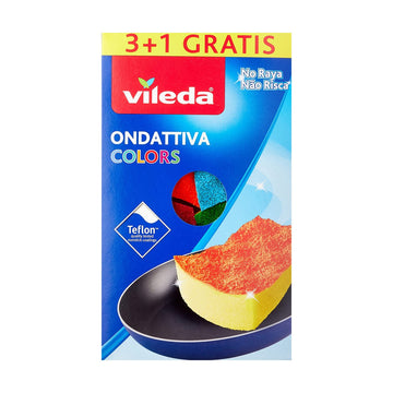 Tampon à récurer Vileda Assortiment de couleurs