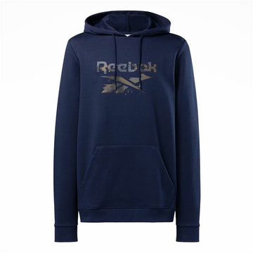 Sweat à capuche homme Reebok Identity Modern Camo Oth Bleu Blue marine