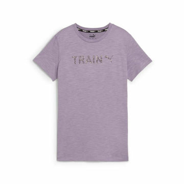 T-shirt à manches courtes femme Puma Graphic Train Lavande