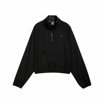 Women’s Sweatshirt without Hood Puma Hypernatural Woven 1/2 Zip