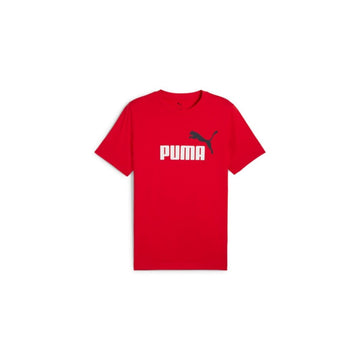Men’s Short Sleeve T-Shirt Puma ESS 2 COLOR No. 1 Logo Tee C/O 684708 11 Red