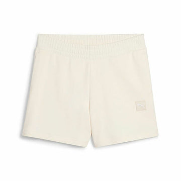 Damen-Sportshorts Puma Essentials Elevatedd-Ris Weiß natürlich