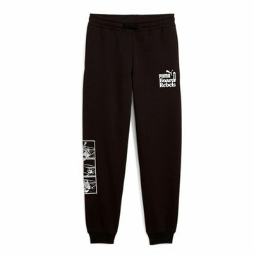 Children’s Sports Shorts Puma Mid90S Sweatpants Tr Black