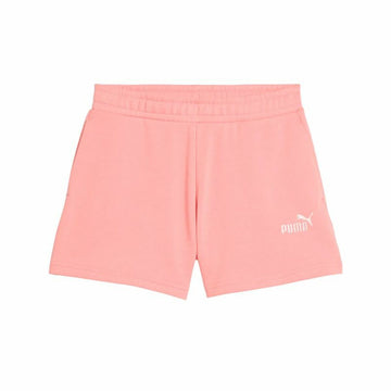 Sport Shorts Puma Essentials Small No. 1 Logo Rosa