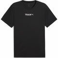 Herren Kurzarm-T-Shirt Puma M Graphics Training Schwarz