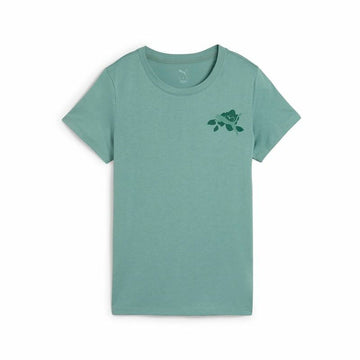 Damen Kurzarm-T-Shirt Puma Graphics Train Conce grün