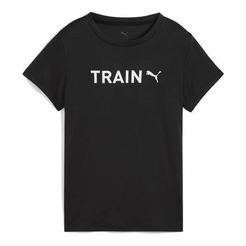 Damen Kurzarm-T-Shirt Puma Graphics Schwarz