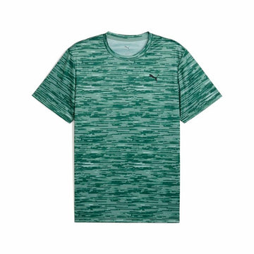 Men’s Short Sleeve T-Shirt Puma Tad Essentials Blue Green