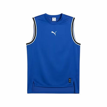 t-shirt de basket Puma Winning t Mesh Bleu