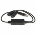 Adapter PS/2 auf USB Startech USBPS2PC Schwarz