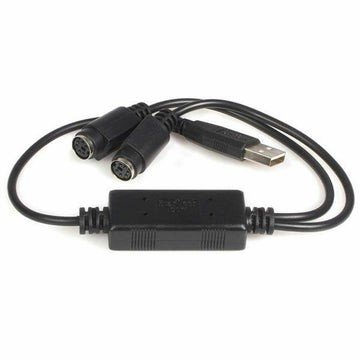 Adapter PS/2 auf USB Startech USBPS2PC Schwarz