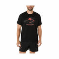 Men’s Short Sleeve T-Shirt Asics Fujitrail Logo Ss Top Black
