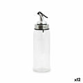 Huilier Quttin Transparent Argenté verre 5,5 x 5,5 x 20,5 cm (12 Unités)