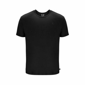 Herren Kurzarm-T-Shirt Russell Athletic Amt A30011 Schwarz