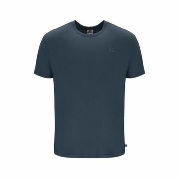 Herren Kurzarm-T-Shirt Russell Athletic Amt A30011 Dunkelblau
