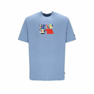 Herren Kurzarm-T-Shirt Russell Athletic Emt E36211 Blau Indigo