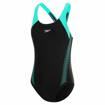 Women’s Bathing Costume Speedo Hyperboom Splice Racerback Black Water