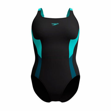 Maillot de bain femme Speedo Shaping Solid Splice Noir