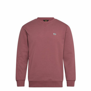 Sweat sans capuche homme Lee Lee Patch Crew Sws Rouge carmin
