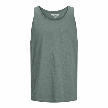 Tanktop Mann Jack & Jones Jortampa Slub grün
