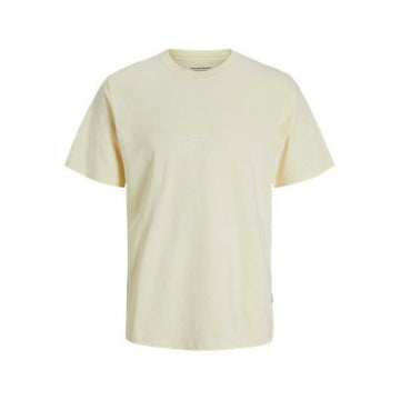 Herren Kurzarm-T-Shirt Jack & Jones JORVARENNA BRANDING TEE Weiß