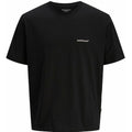 Herren Kurzarm-T-Shirt Jack & Jones JORSPLIT BACK TEE 12272996 Schwarz