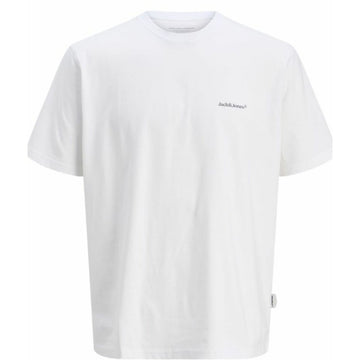 Herren Kurzarm-T-Shirt Jack & Jones JORSPLIT BACK TEE 12272996 Weiß