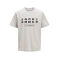 Herren Kurzarm-T-Shirt Jack & Jones JCORECHARGE FRONT BRANDING TEE CREW NECK 12274716 Lila