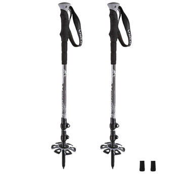Trekking-Stock Viking VARIO TOUR Schwarz Grau (2 Stück)