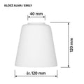 Built-in spotlight Activejet AJE-ALMA 3P 120 W 40 W
