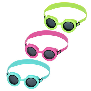 Bestway Schwimmbrille Silikonband Junior Antibeschlag Farbauswahl +3 Jahre Strand Pool 21178