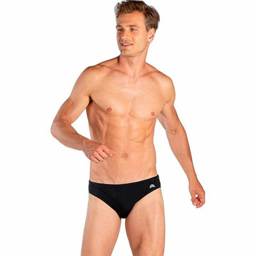 Herren Badehose Aquarapid Costume Slip Schwarz
