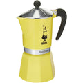 Italienische Kaffeemaschine Bialetti Rainbow Gelb Jaune Metall 6 Tassen