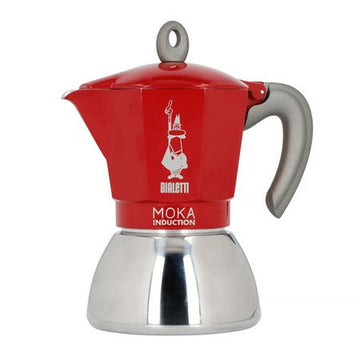 Italienische Kaffeemaschine Bialetti Moka Induction rouge Metall