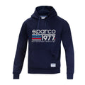 Sweat à capuche homme Sparco 1977 Bleu foncé