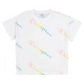 T-shirt à manches courtes homme Champion Crewneck Croptop Taille L Blanc