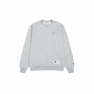 Herren Sweater ohne Kapuze Champion Hellgrau